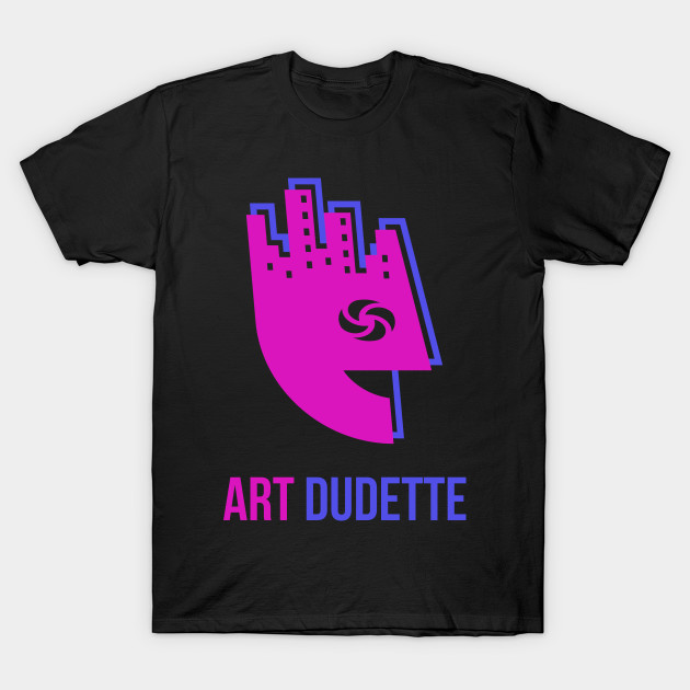 Art Dudette In Pink And Blue by yourartdude